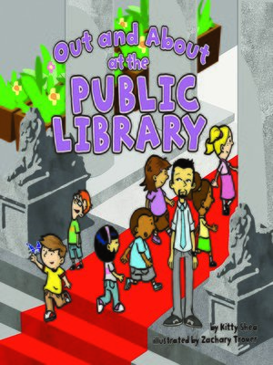 cover image of Out and About at the Public Library